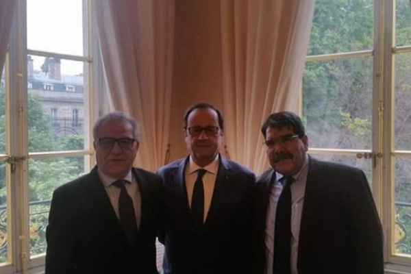 PYD elebaşı Salih Müslim sarayda ağırlandı