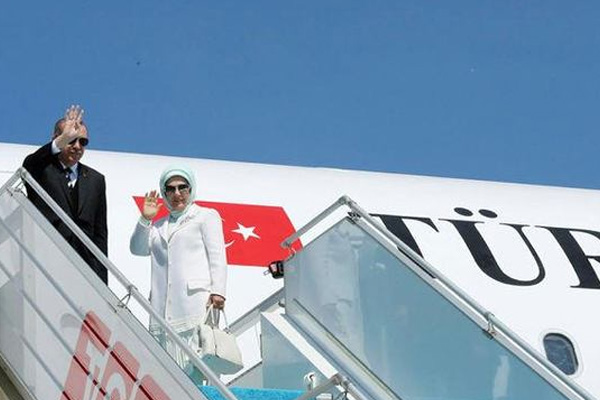 Cumhurbaşkanı Erdoğan Çin'e gitti