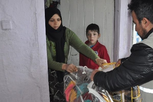 Suudi Arabistan'dan Adıyaman'daki 300 Suriyeli aileye yardım