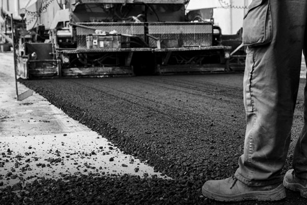 TEM otoyolunun Bolu kesiminde yol çalışması