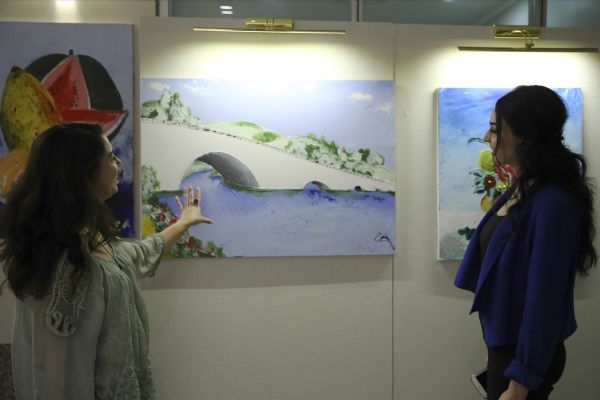 Baskentte Gorme Engelli Ressam Sergi Acti Timeturk Haber Baskentte Gorme Engelli Ressam Sergi Acti Timeturk Haber