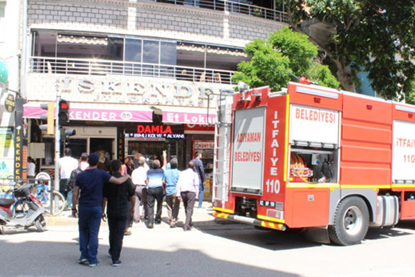 Adıyaman'da restoran yangını