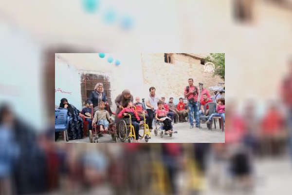 Suriye'de engelli çocuklara özel okul