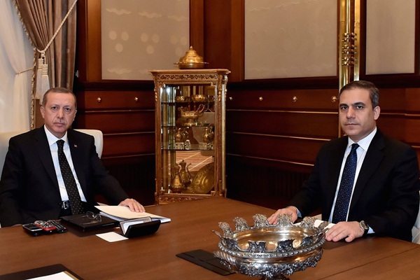 Cumhurbaşkanı Erdoğan, Hakan Fidan'ı kabul etti