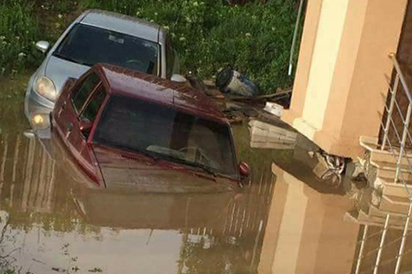 Bolu'da şiddetli yağış