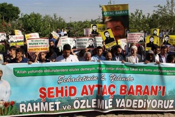 PKK'lıların öldürdüğü Yeni İhya-Der Başkanı Baran anıldı