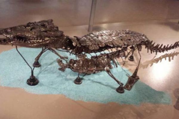 66 milyon yıllık timsah fosili bulundu