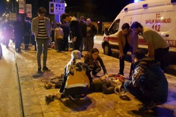 Kazada yaralanan adam önce cezasını sordu