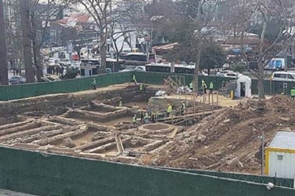 İstanbul'da Metro inşaatından Roma döneminden kalma eserler çıktı