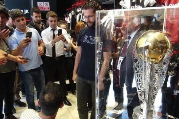 Beşiktaş'ın şampiyonluk kupası Edirne'de