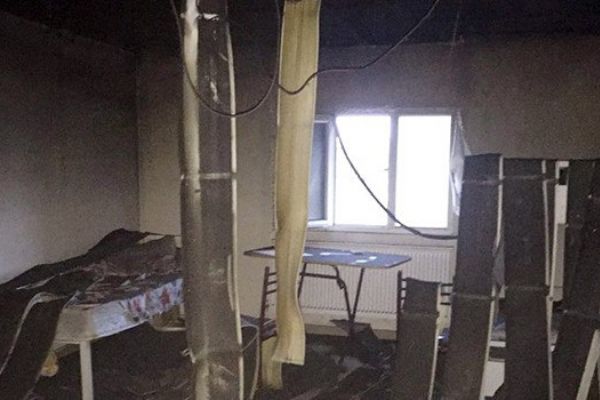 Tekirdağ'da maden ocağında ürküten yangın