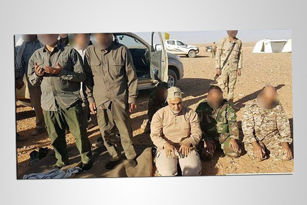 Kasım Süleymani Irak-Suriye sınırında görüntülendi