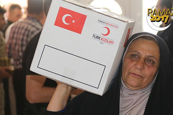 Türk Kızılayı'ndan Kerkük'te gıda yardımı