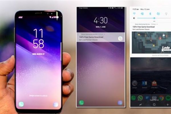 Samsung Galaxy S8'de yaşanan reklam bildirimleri kullanıcıyı çılgına çevirdi