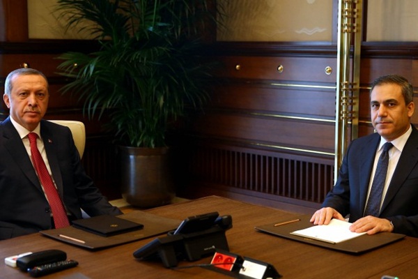 Cumhurbaşkanı Erdoğan, Fidan'ı kabul etti