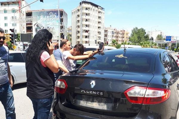 Plakası bulunmayan şüpheli araç polisi harekete geçirdi | Adıyaman haberleri