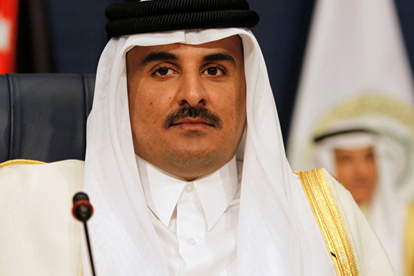 Katar Emiri El Sani, Merkel'le görüştü