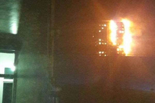 Türk vatandaşını yangından kurtaran kare