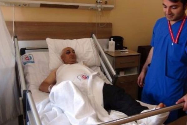 Mantar toplayan kuzenlere ayı saldırdı