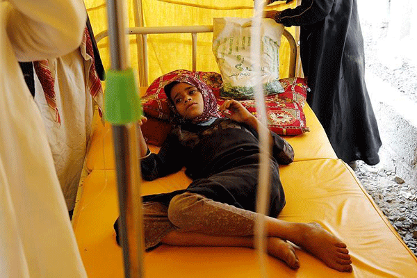 Yemen'deki kolera salgınında ölenlerin sayısı bin 54'e yükseldi