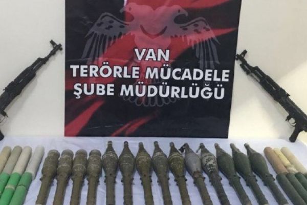 Van'da terör operasyonu: Çok sayıda mühimmat yakalandı