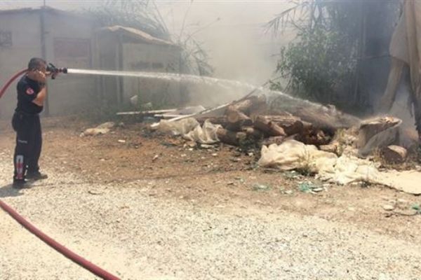 Antalya'da korkutan yangın