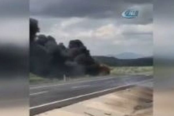 Kayseri-Sivas karayolunda büyük korku