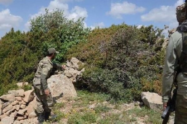 PKK'nın 3 mağarasında 18 ton malzeme ele geçirildi