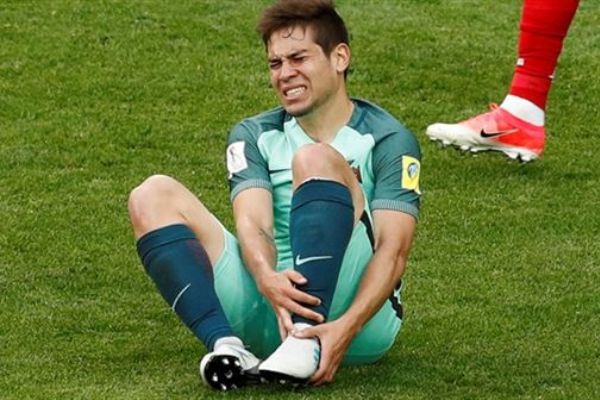 Guerreiro üç aydır kırık ayakla oynamış