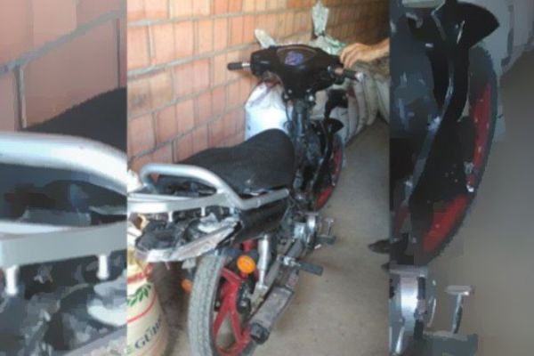 Tekirdağ'da bir vatandaş kesilen cezaya kızıp motosikletini parçaladı