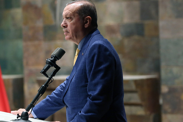 Erdoğan: Sınırlarımıza bir tehdit olursa yeni bir Fırat Kalkanı gelir