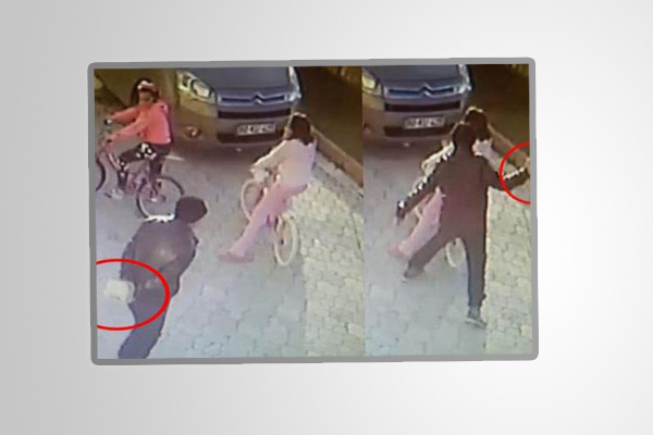 Parke taşıyla dehşet saçtı, serbest kaldı!