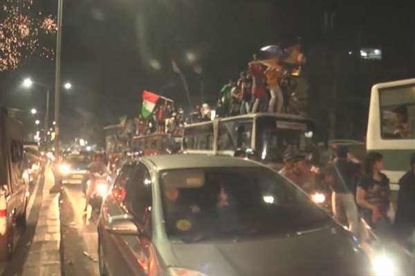 Endonezya'da bayram coşkusu