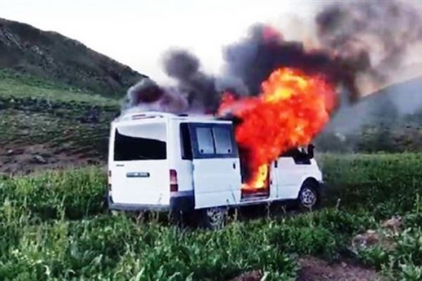 Van'da bombalı eylemde kullanılacağı tespit edilen araç imha edildi