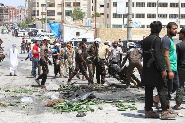 İdlib'de patlama: 10 ölü, 16 yaralı