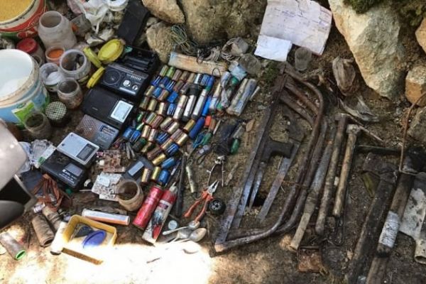 Giresun’da PKK sığınağı imha edildi