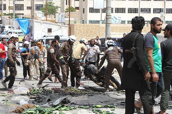 İdlib'de patlama: Ölü ve yaralılar var