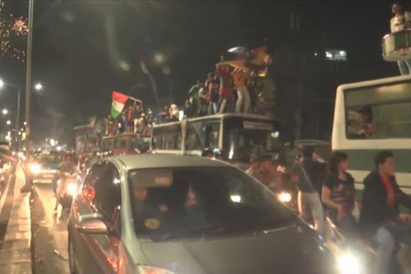 Endonezya'da bayram coşkusu