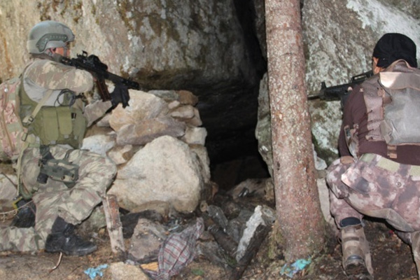 Giresun’da PKK sığınağı imha edildi