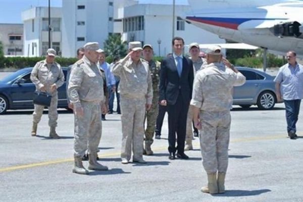 Esed'den Rus Üssüne ziyaret