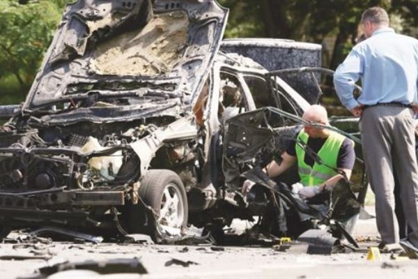 Kiev'de albaya bomba tuzağı
