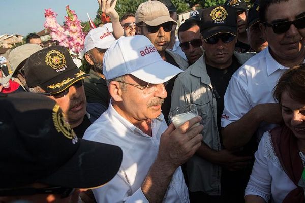 Kılıçdaroğlu, tepki yürüyüşünün bugünkü bölümünü tamamladı