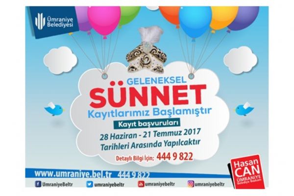 Ümraniye Belediyesi Geleneksel Sünnet Kayıtları Başladı