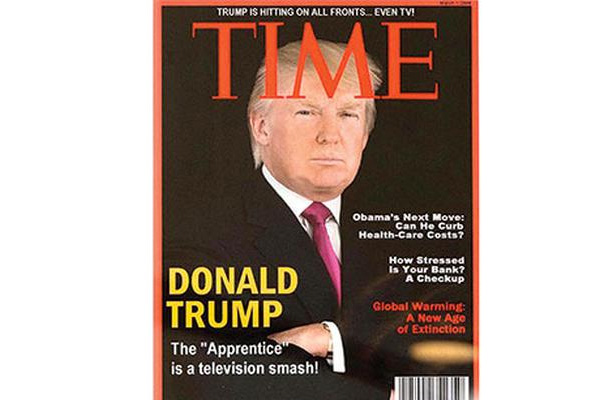 Trump'lı sahte TIME kapağı