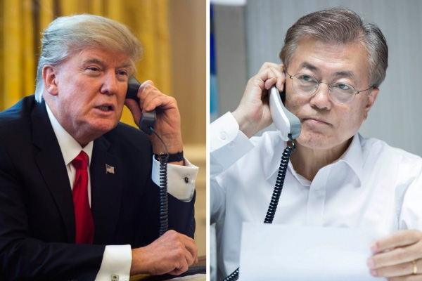 Trump, Güney Kore Devlet Başkanı ile görüştü