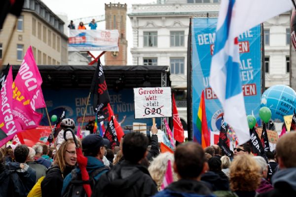 Almanya'da G20 protestoları