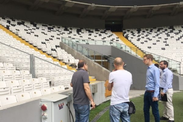 UEFA yetkilileri Vodafone Park'ı inceledi