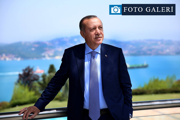 Erdoğan'dan özel kareler