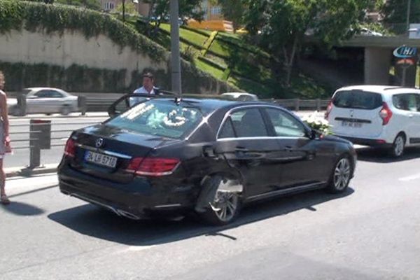 Düğüne giden gelin ve damat karakolluk oldu