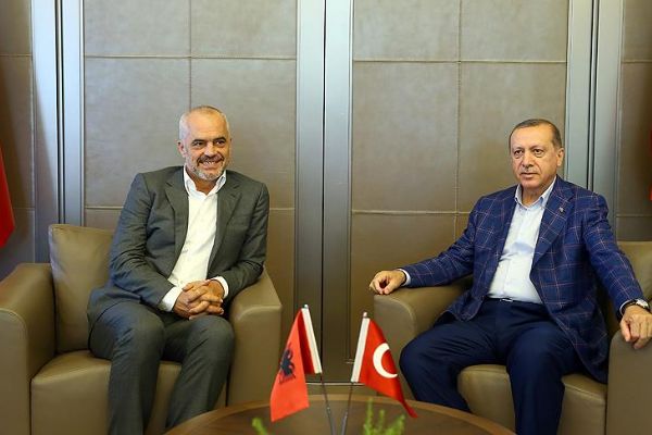 Erdoğan, Arnavutluk Başbakanı Rama'yı kabul etti